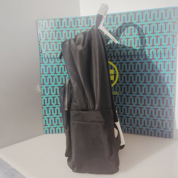Tory Burch $350 Nylon Backpack Black Lightweight Purse Bag 173559 Pockets - Picture 6 of 10